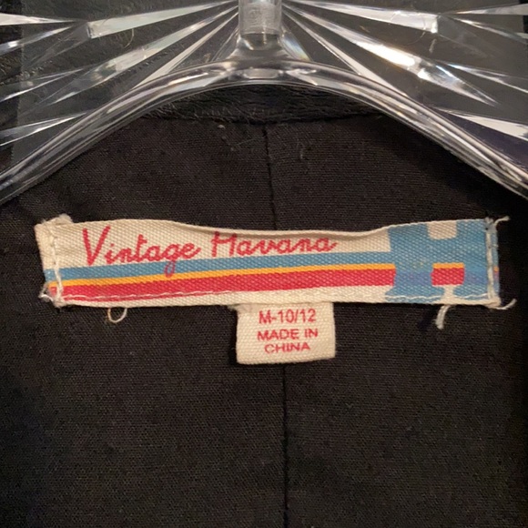 Vintage Havana Leather Jacket/Sweater - Picture 3 of 3